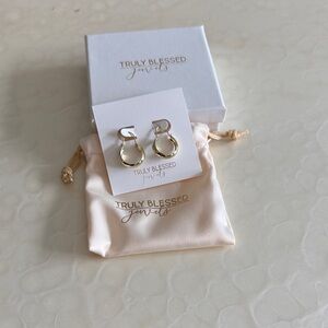 SOLD Gold Hoop Earrings